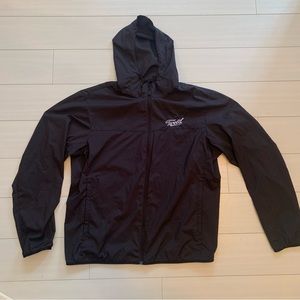 Black Uniqlo Windbreaker, Light Jacket, Tweed Brand, Unisex Size XL